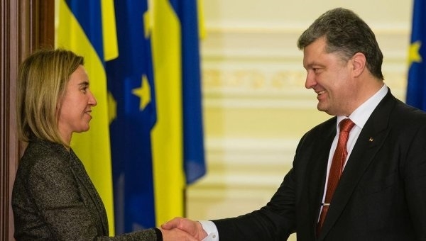 Treffen von Poroschenko und Mogherini: UN-Friedenstruppen und Geiselfreilassung auf Agenda 